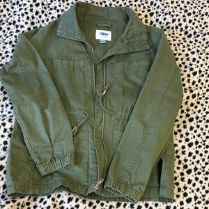 Old Navy Olive Utility Jacket for Women